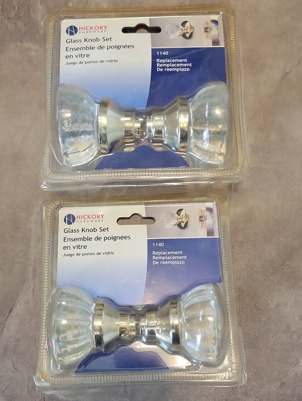 Brass And Glass Doorknobs